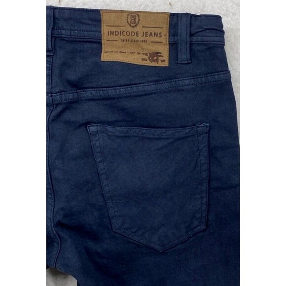 INDICODE Clay Jeans Men's Size 31x32 Black Slim Fit Stretchy Zip Fly Pants - Picture 10 of 12